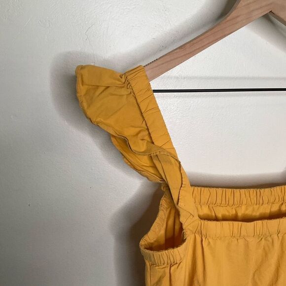 Madewell Flutter-Sleeve Square-Neck Mini Dress - Picture 6 of 9